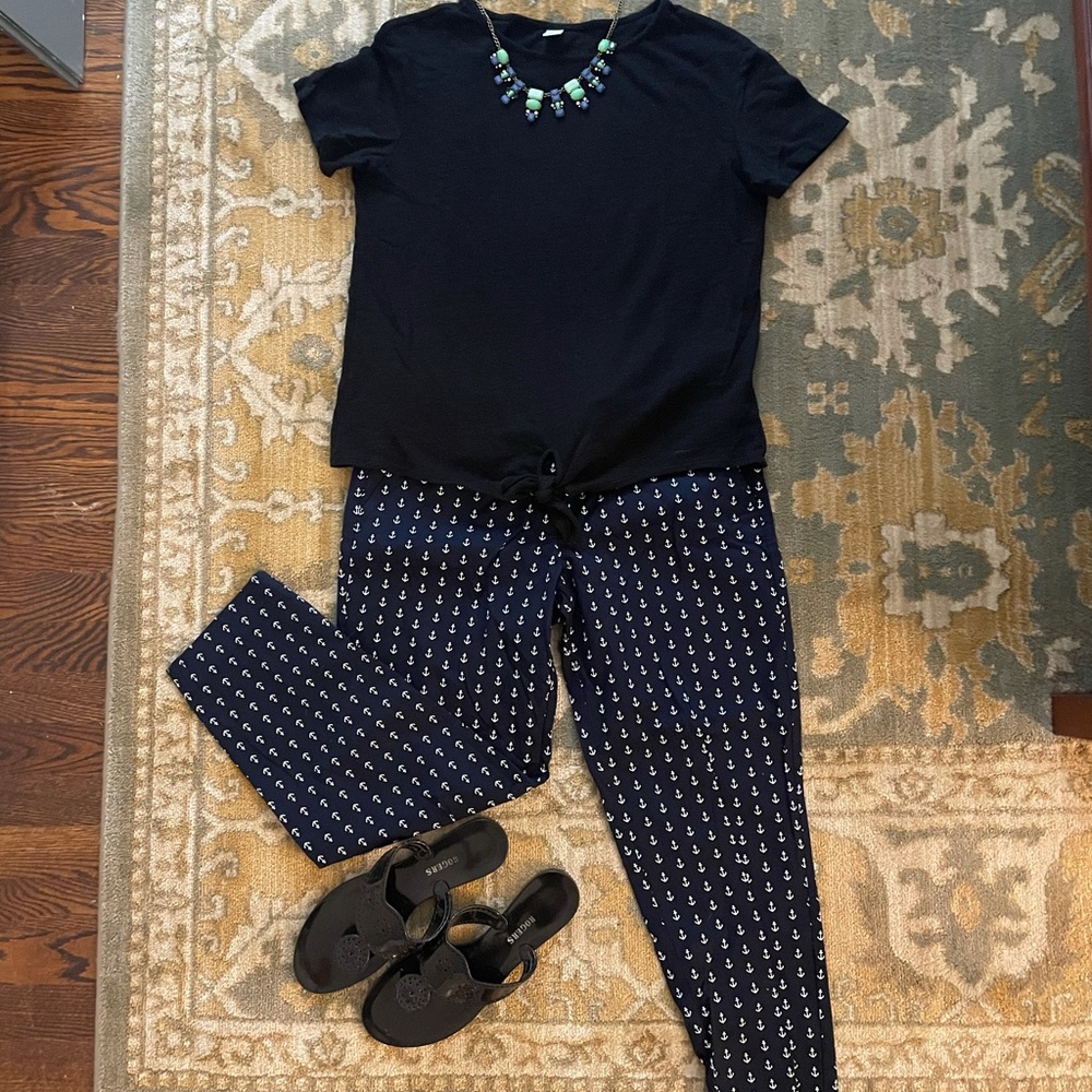 J. Crew Stretch City Fit - Anchors - Size 10